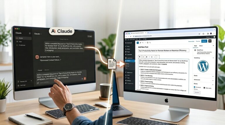 Von Claude zu WordPress